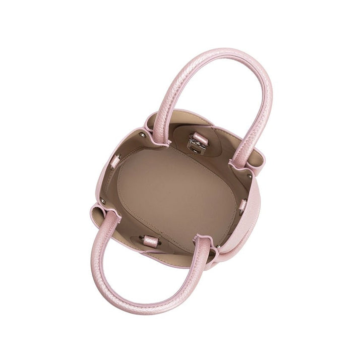 Melie Bianco Tulip Mini Recycled Vegan Leather Top Handle Bag - Capri by Sunset & Co.