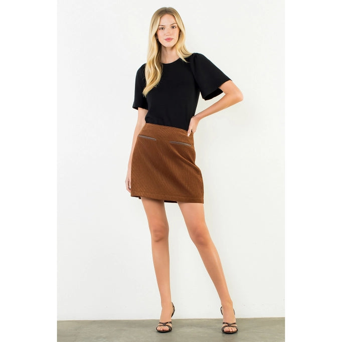 THML Corduroy Short Skirt
