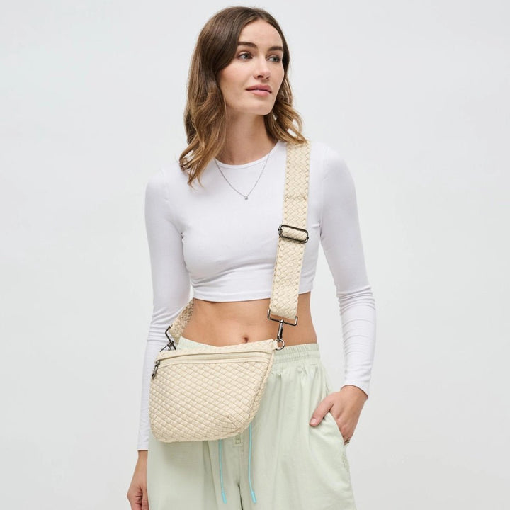 Sol and Selene Ethereal Laced Up Crossbody - Capri by Sunset & Co.