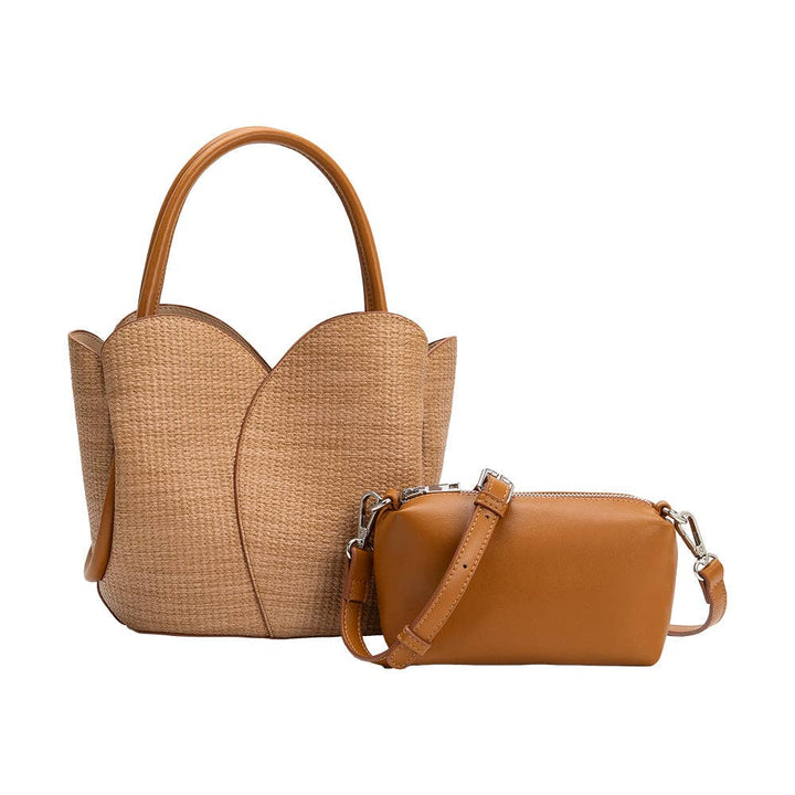 Melie Bianco Tulip Recycled Vegan Top Handle Bag - Capri by Sunset & Co.