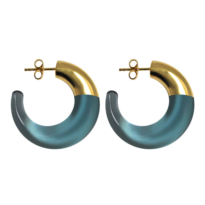 Lucas Jack Large Hoop Earrings - Capri by Sunset & Co.