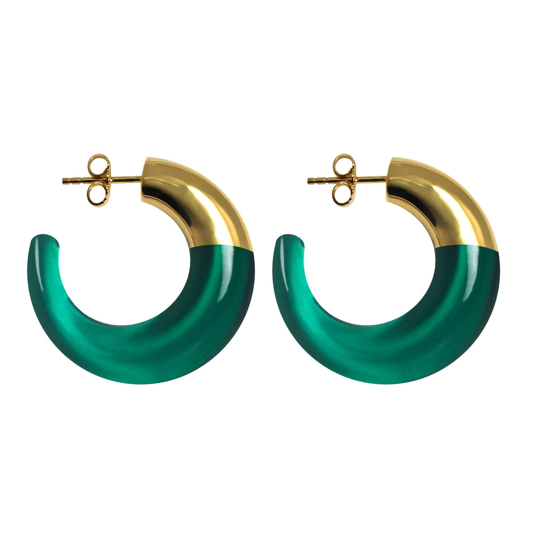 Lucas Jack Large Hoop Earrings - Capri by Sunset & Co.