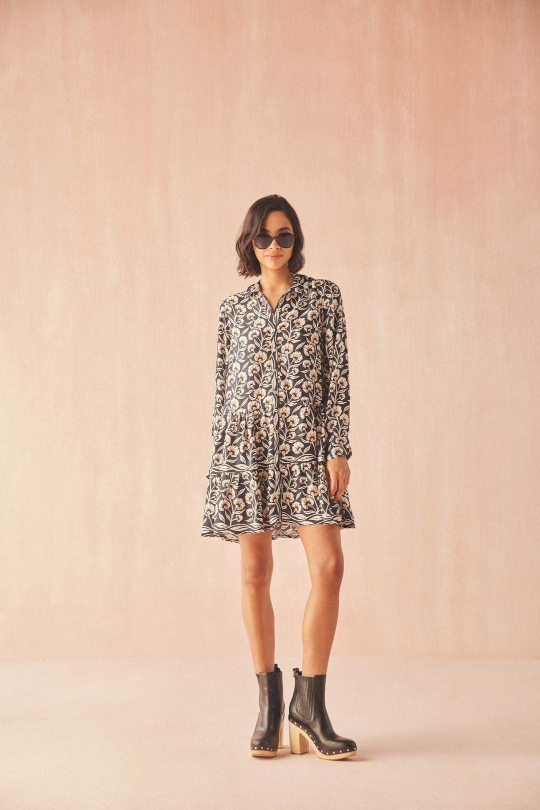 Omika Tula Mini Dress - Capri by Sunset & Co.