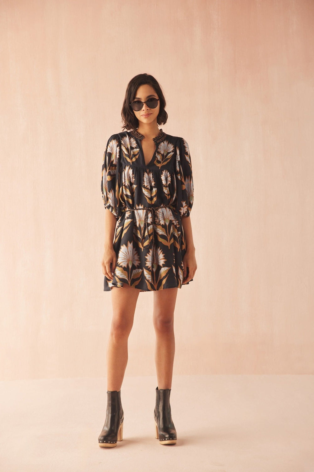 Omika Wren Mini Dress - Capri by Sunset & Co.