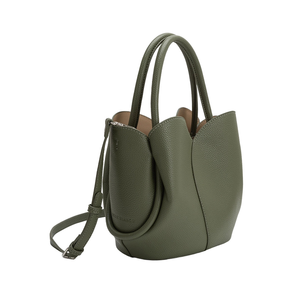Melie Bianco Tulip Recycled Vegan Top Handle Bag