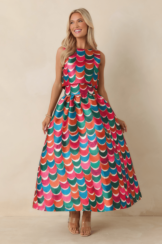 Prosperina Carmen Ball Skirt - Capri by Sunset & Co.