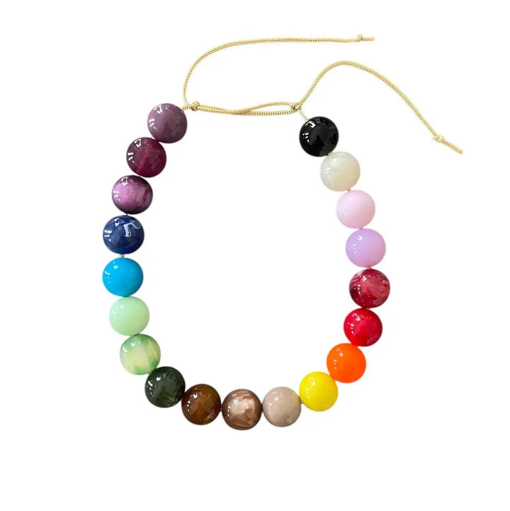 KMs GEMs Chunky Beaded Necklace - Capri by Sunset & Co.