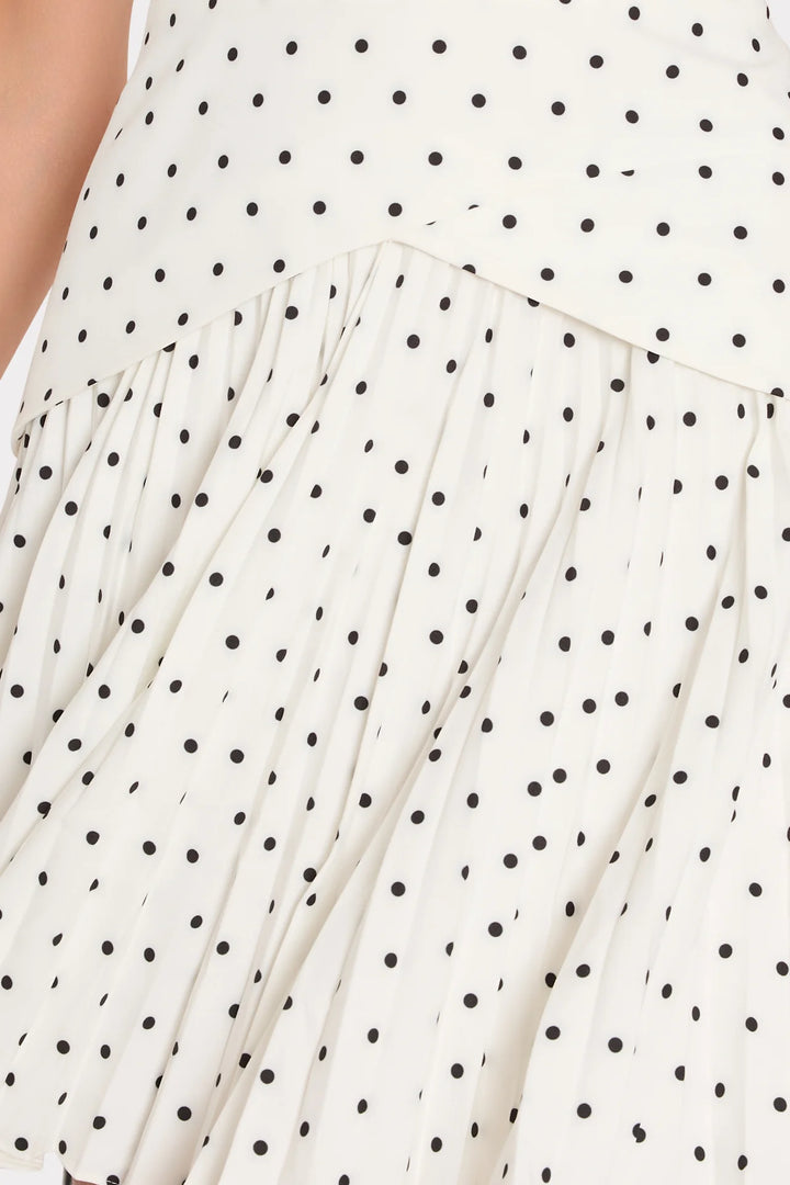 Milly Haddy Polka Dot Mini Dress - Capri by Sunset & Co.