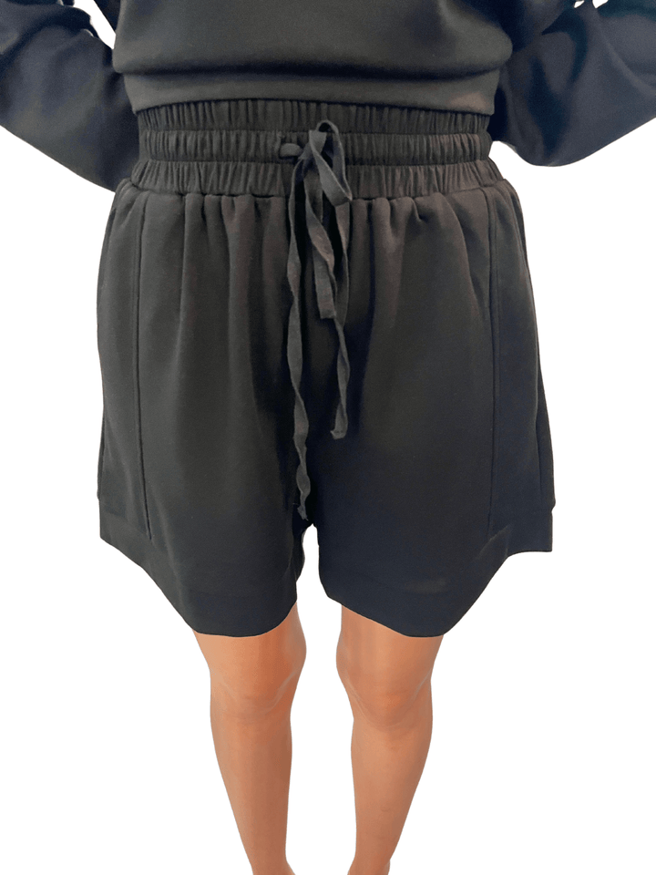 P. Cill High Waisted Shorts - Capri by Sunset & Co.