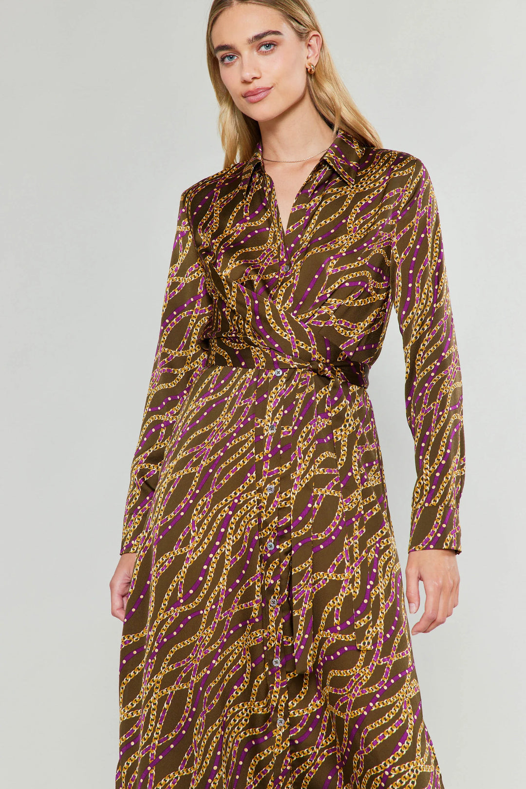 Current Air Link Motif Shirt Dress