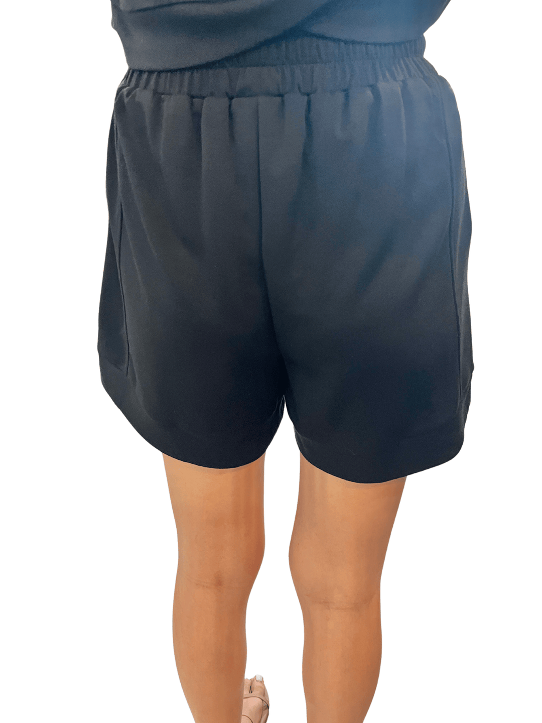 P. Cill High Waisted Shorts - Capri by Sunset & Co.