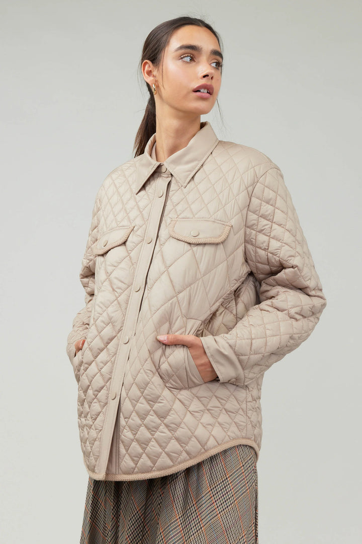 Current Air Diamond Quilted Jacket