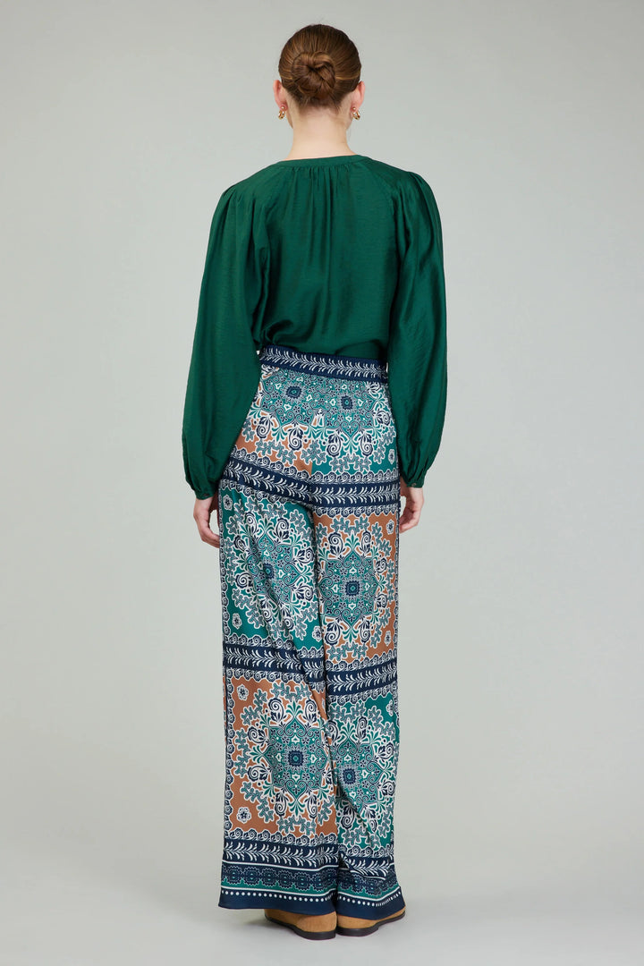 Current Air Wide Leg Bordered Pants