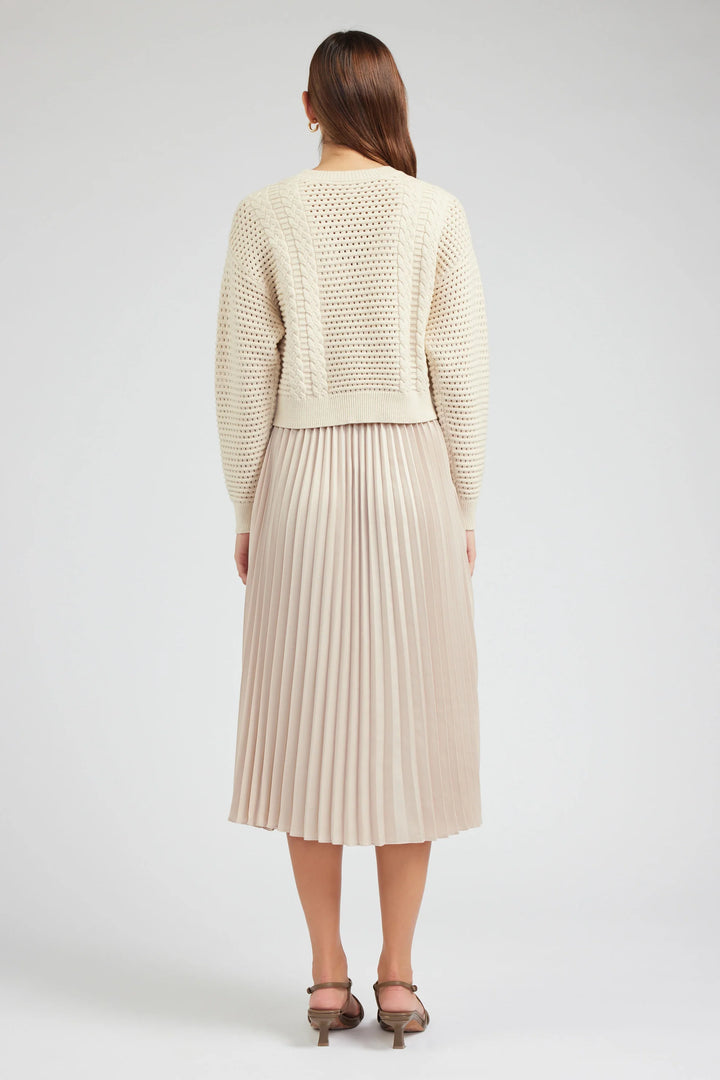 Current Air Sweater & Pleated Dress Set