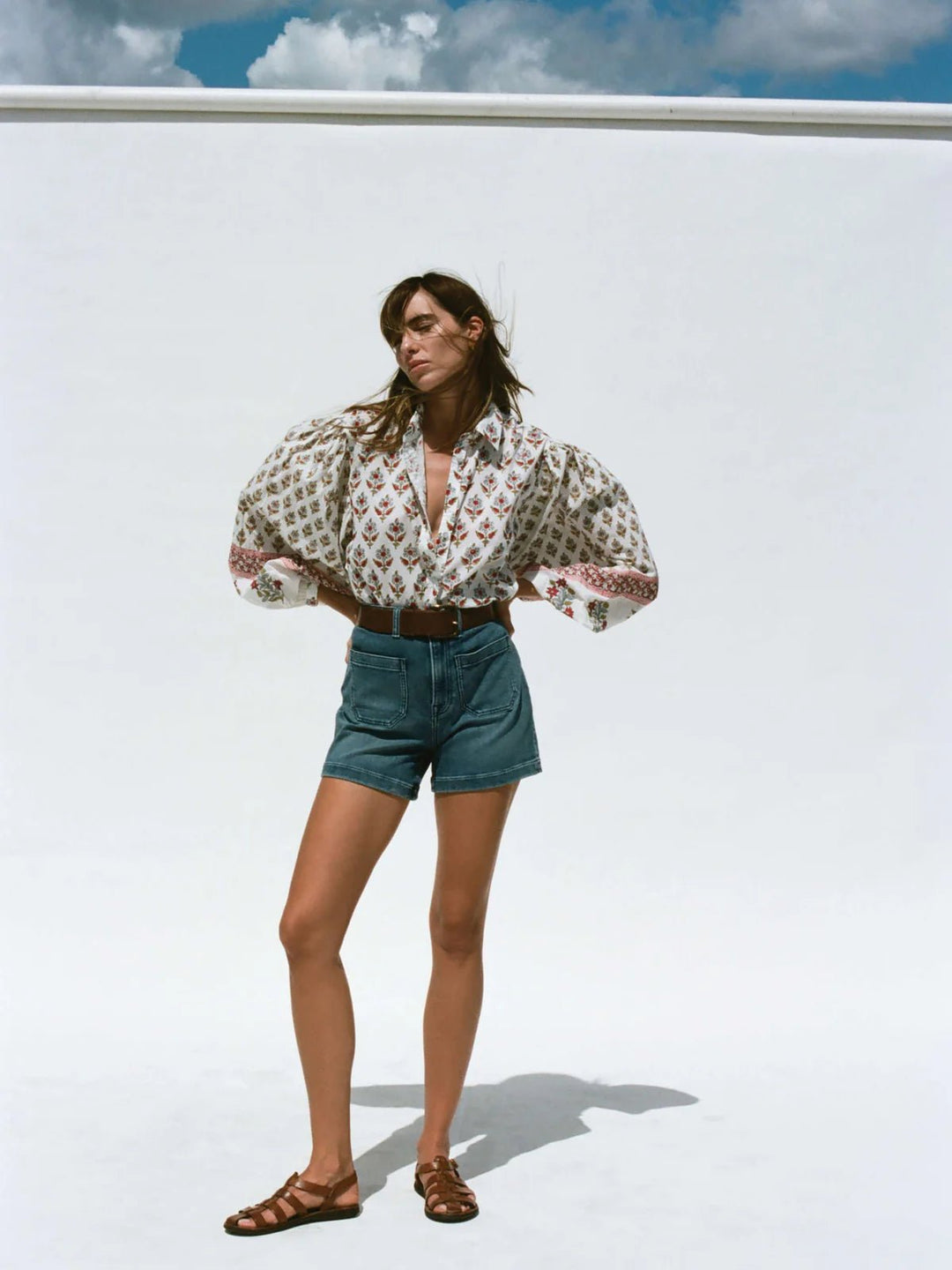 Faherty Suki Blouse - Capri by Sunset & Co.