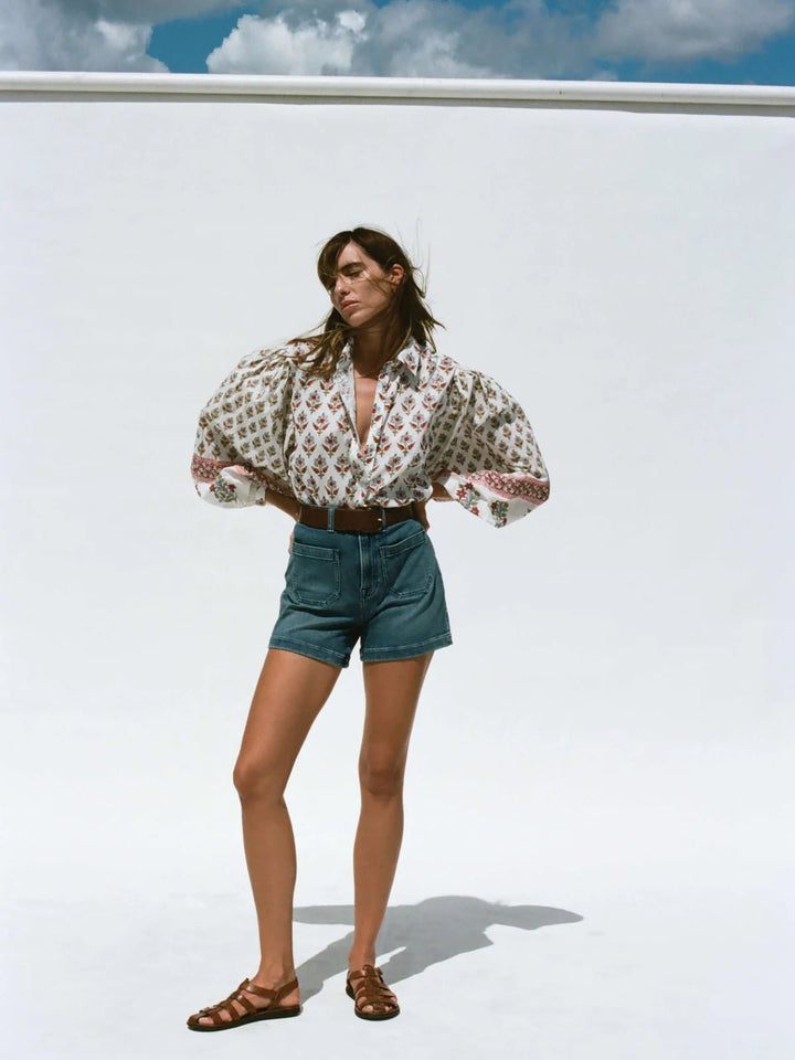 Faherty Suki Blouse - Capri by Sunset & Co.