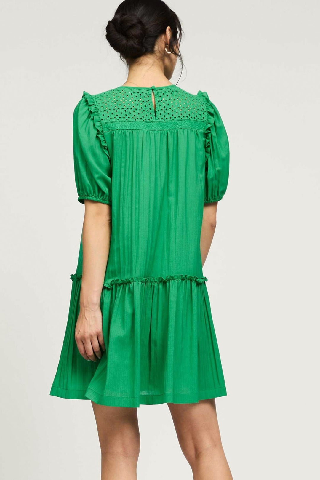 Current Air Eyelet Mini Dress - Capri by Sunset & Co.