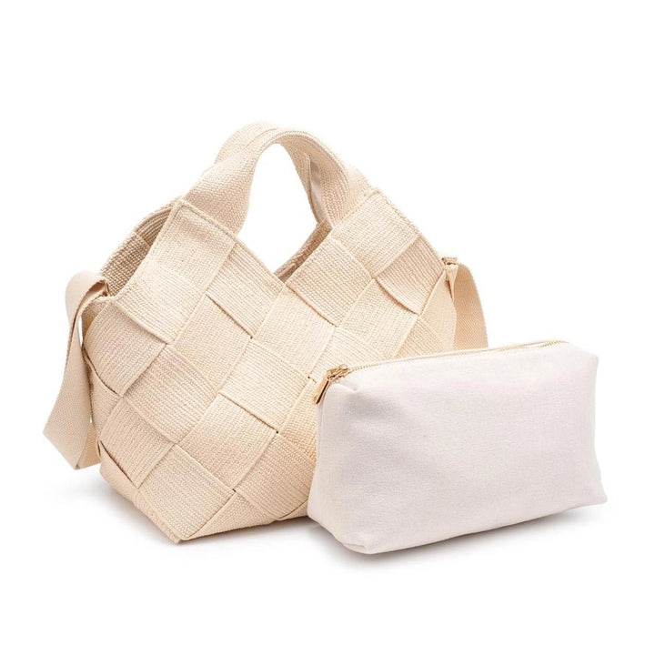 Sol and Selene Resilience Woven Tote - Capri by Sunset & Co.