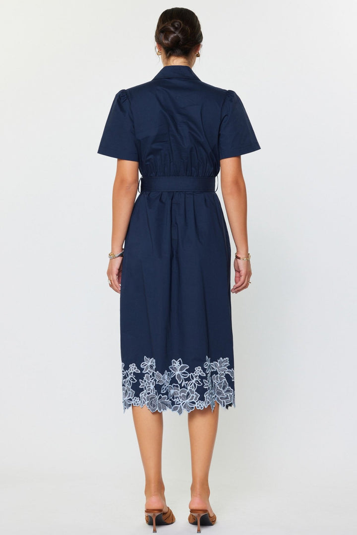 Current Air Embroidered Midi Dress - Capri by Sunset & Co.