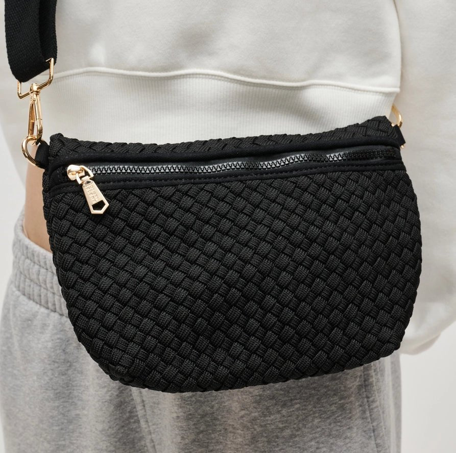 Sol and Selene Ethereal Laced Up Crossbody - Capri by Sunset & Co.