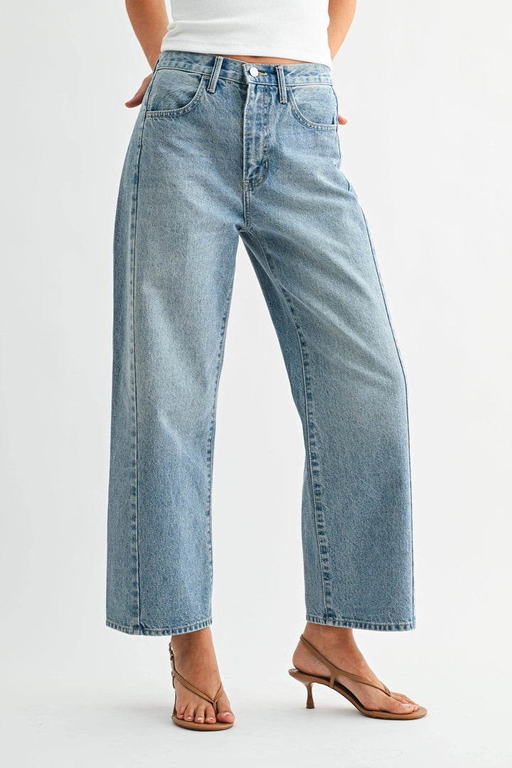 JUST BLACK DENIM Barrel Jean Twist - Capri by Sunset & Co.