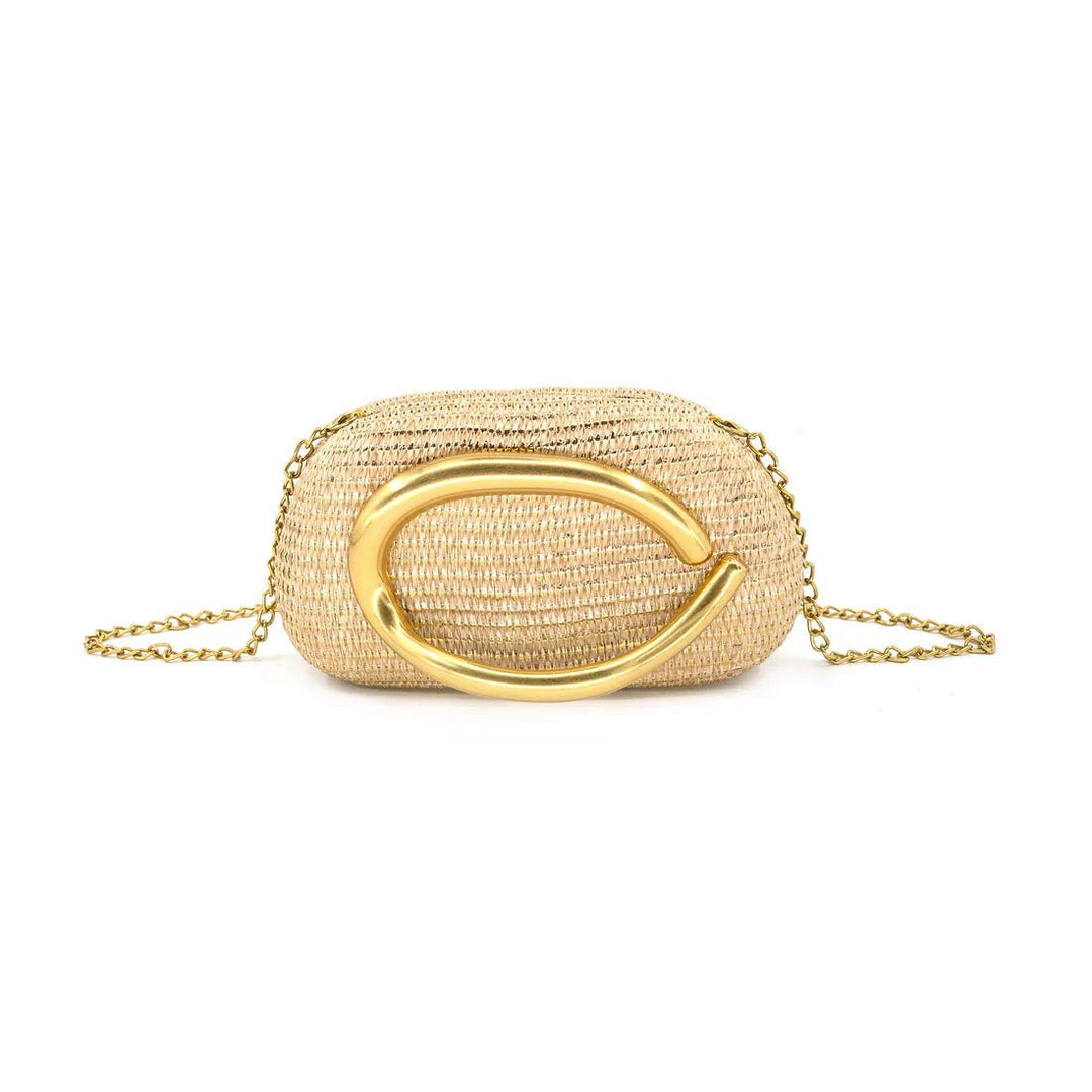 BC Bags Straw Evening Clutch - Capri by Sunset & Co.