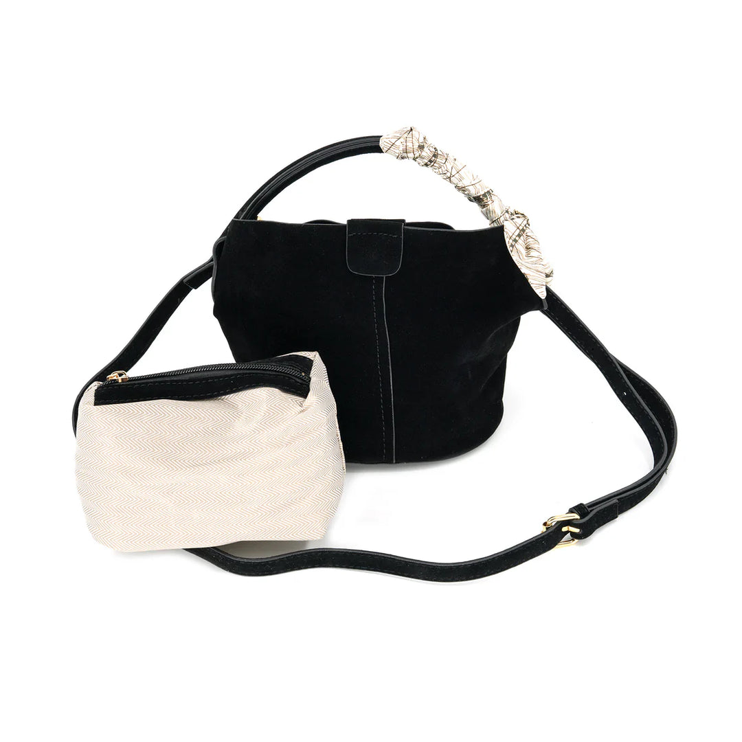 Mini Suede Bucket Bag