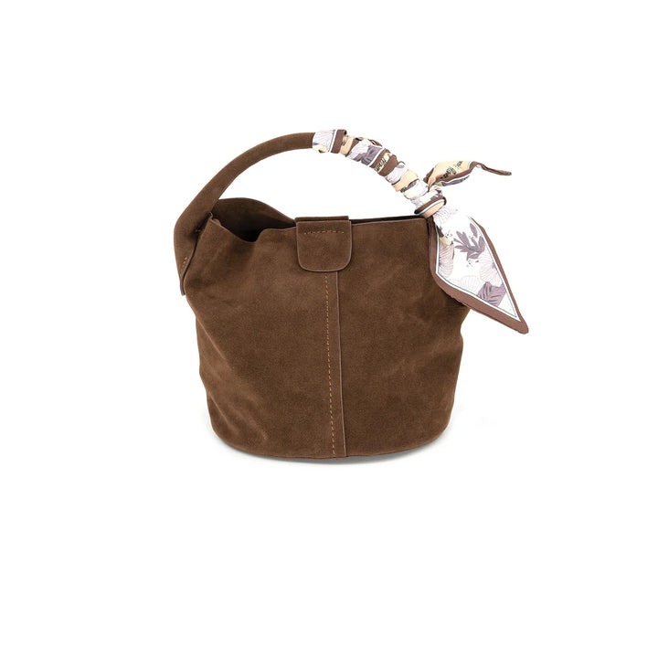 Mini Suede Bucket Bag