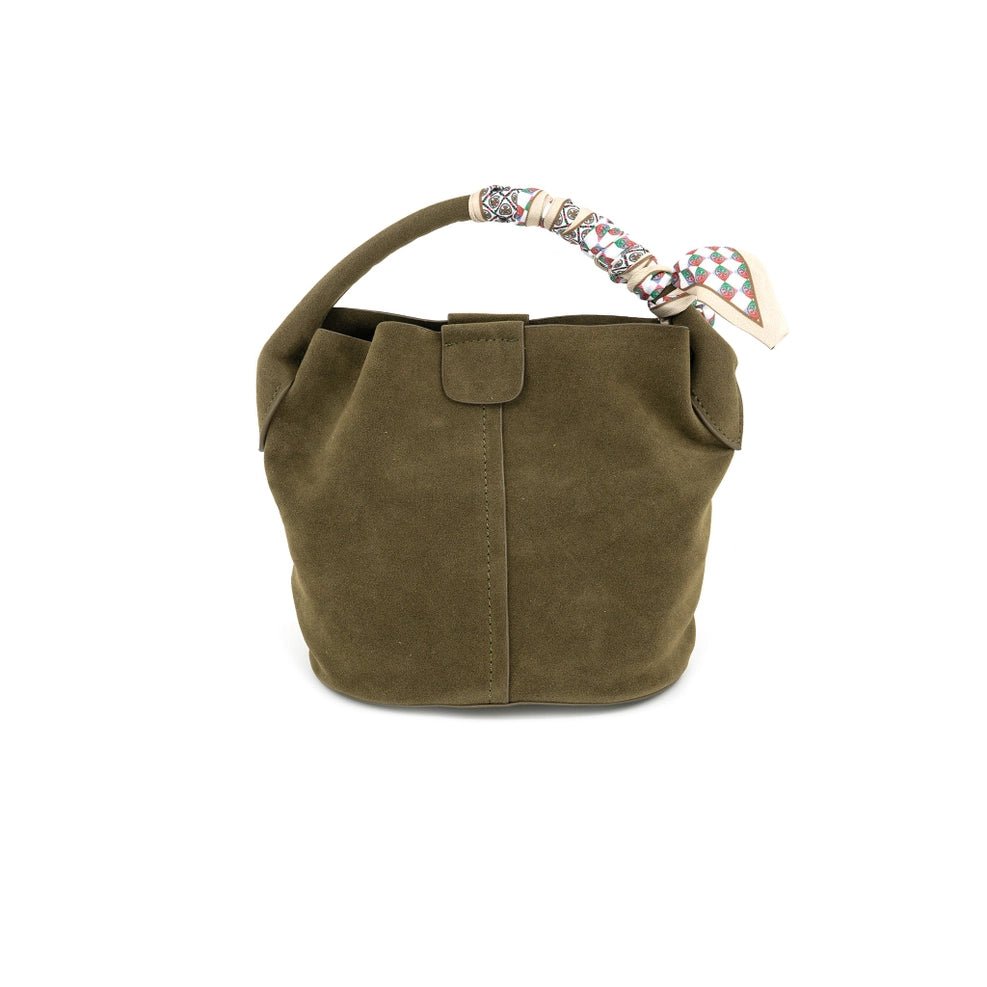 Mini Suede Bucket Bag - Capri by Sunset & Co.