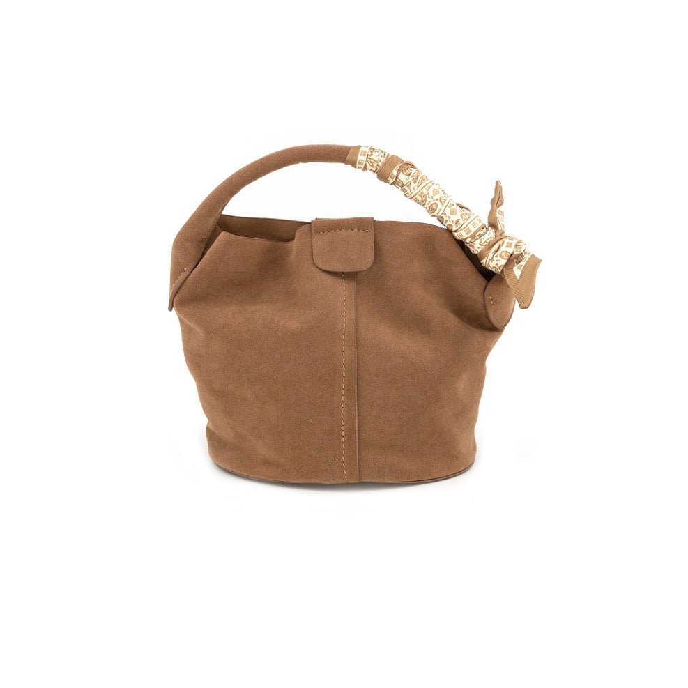 Mini Suede Bucket Bag - Capri by Sunset & Co.