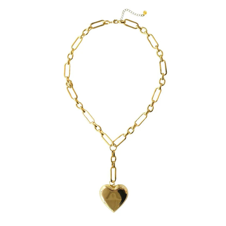 Accessory Concierge Heart Charm Chain Necklace - Capri by Sunset & Co.