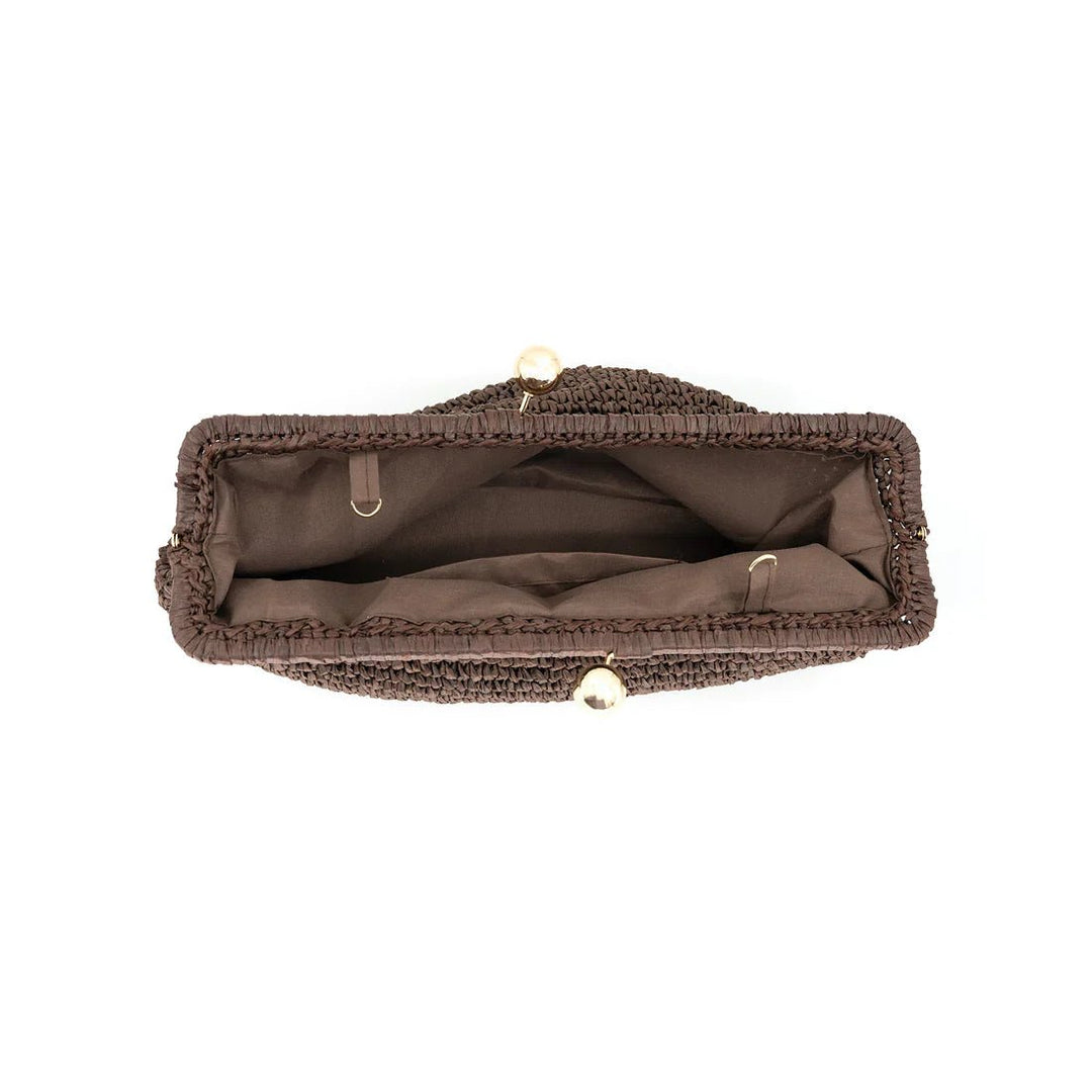 BC Bags Nonna Straw Clutch - Capri by Sunset & Co.