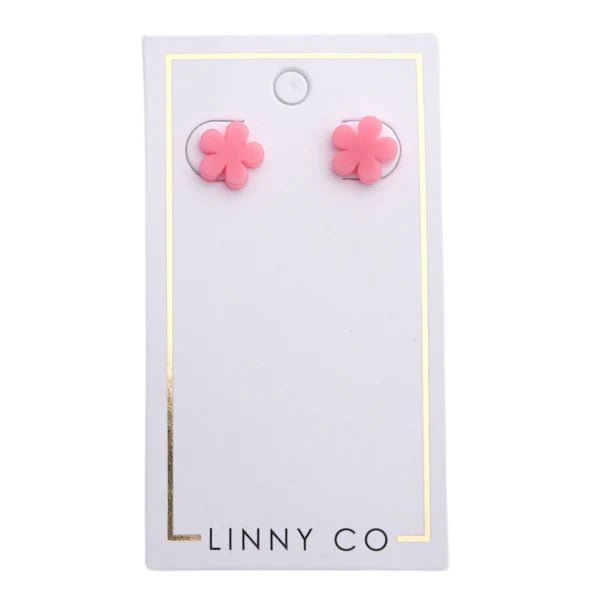 Linny Co Jenna Flower Stud Earrings - Capri by Sunset & Co.