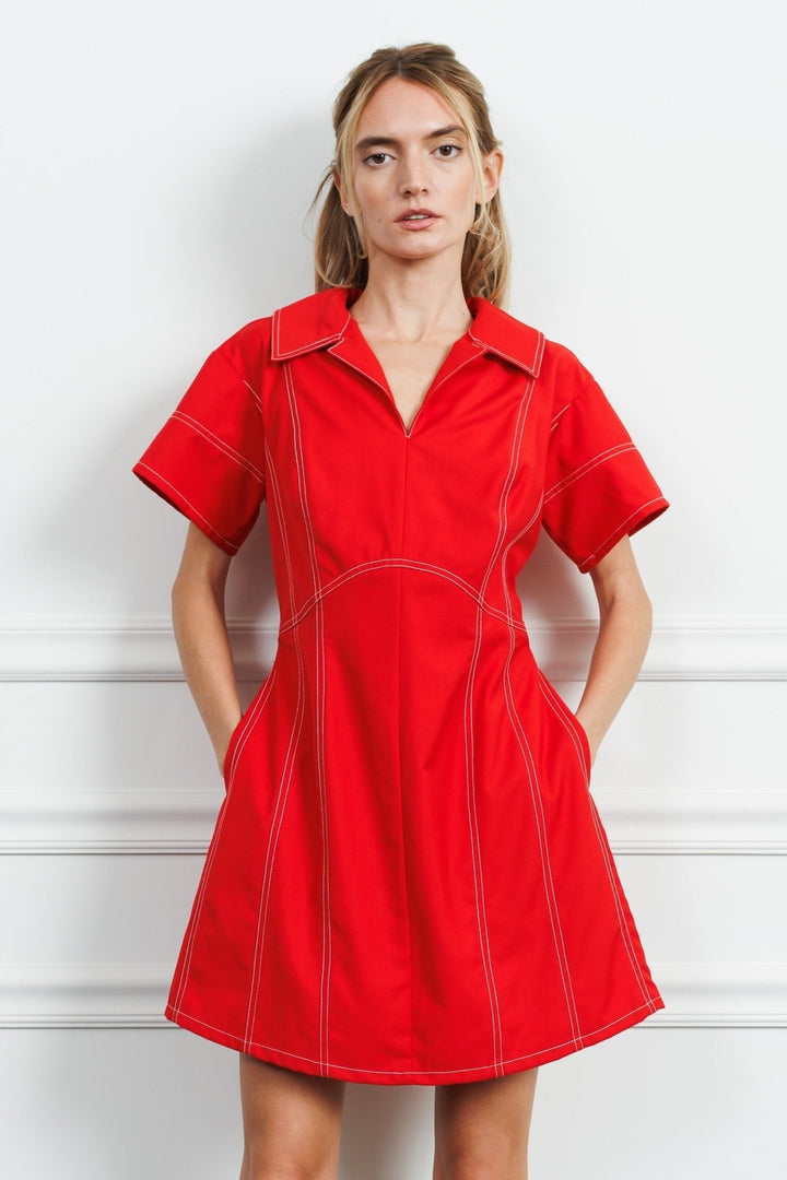 CIEBON Cerena Mini Shirtdress - Capri by Sunset & Co.