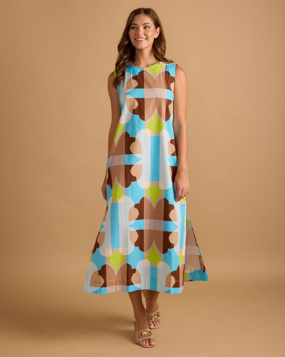 Double A Natasha Dress - Capri by Sunset & Co.