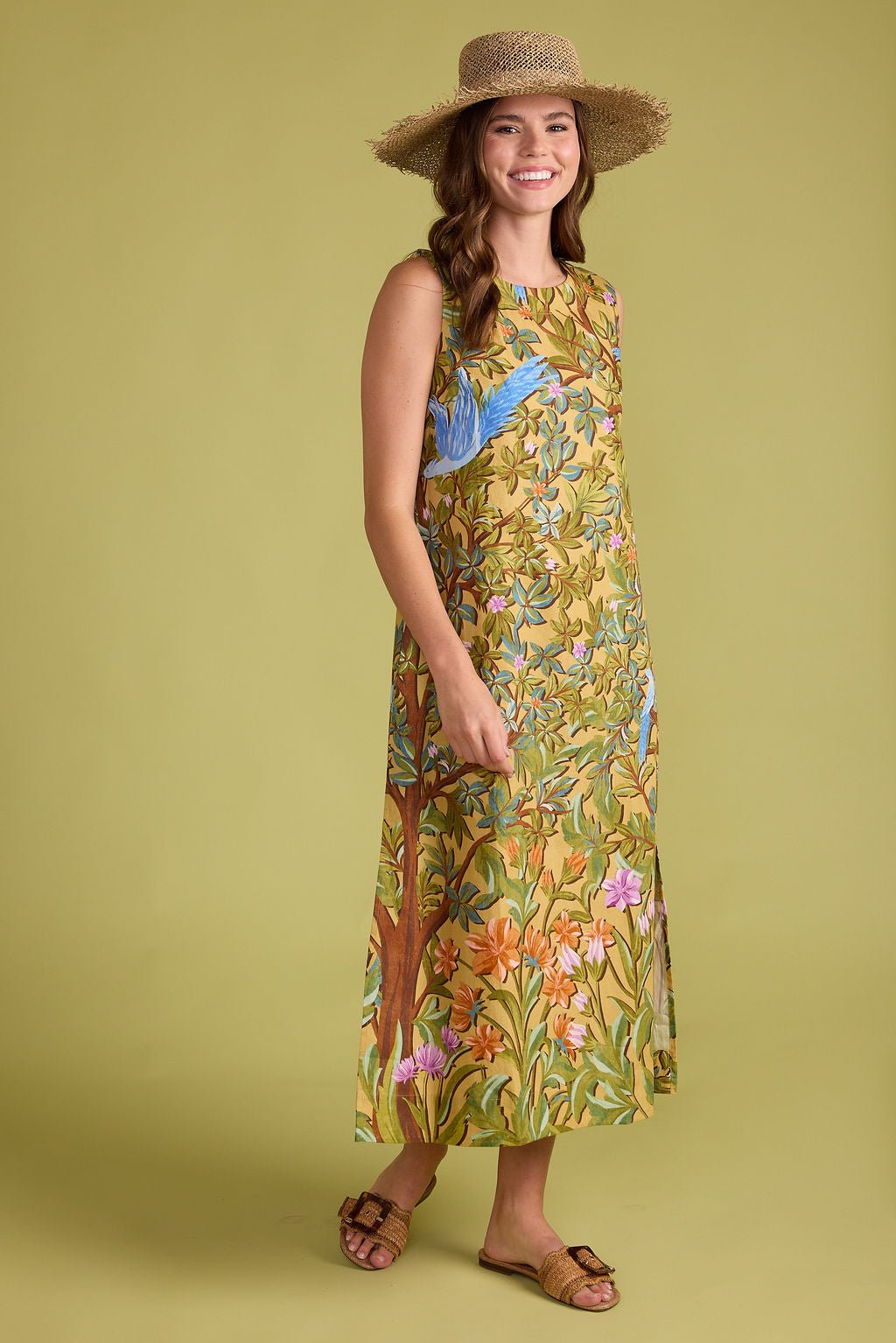 Double A Natasha Dress - Capri by Sunset & Co.