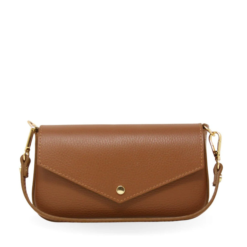 German Fuentes Leather Envelope Bag - Capri by Sunset & Co.