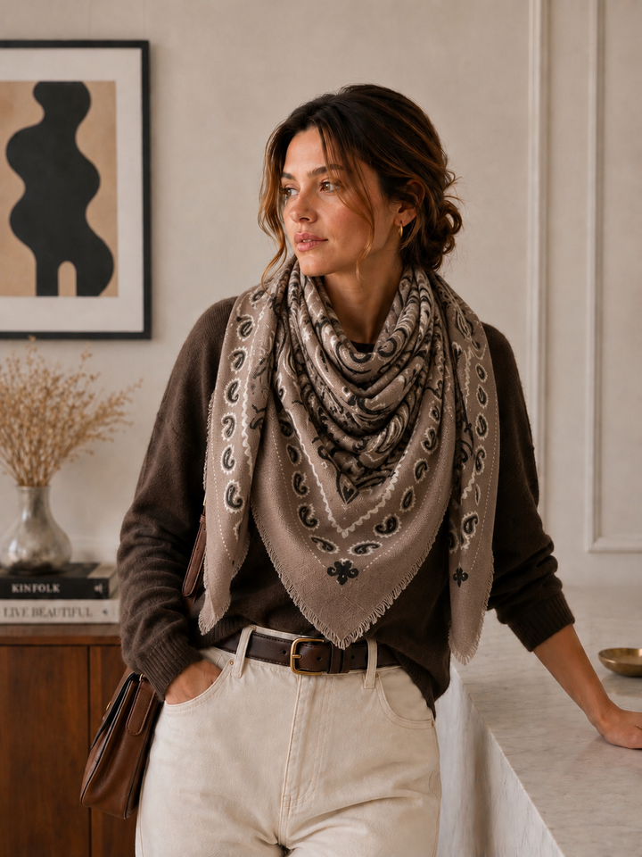 Woolen Square Bandana
