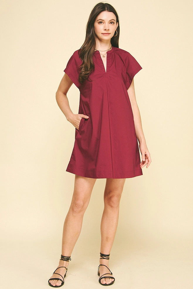 Pinch Tunic Dress