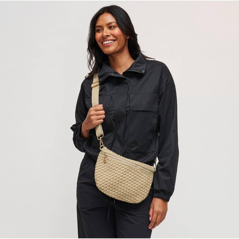 Sol and Selene Ethereal Woven Crossbody - Capri by Sunset & Co.
