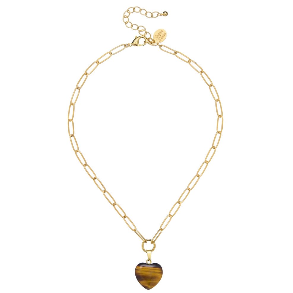 Susan Shaw Audrey Heart Necklace - Capri by Sunset & Co.