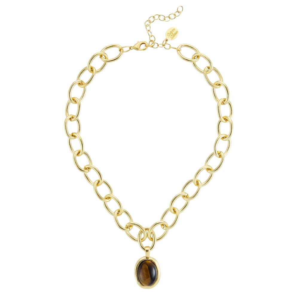 Susan Shaw Caroline Loop Chain Necklace - Capri by Sunset & Co.