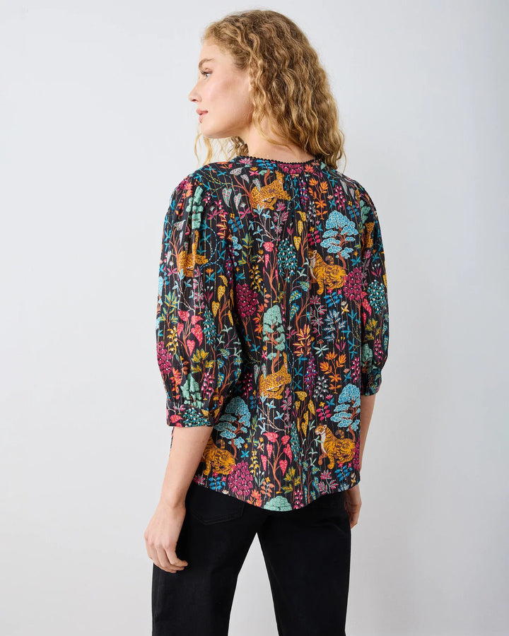 Printfresh Juno Blouse - Capri by Sunset & Co.