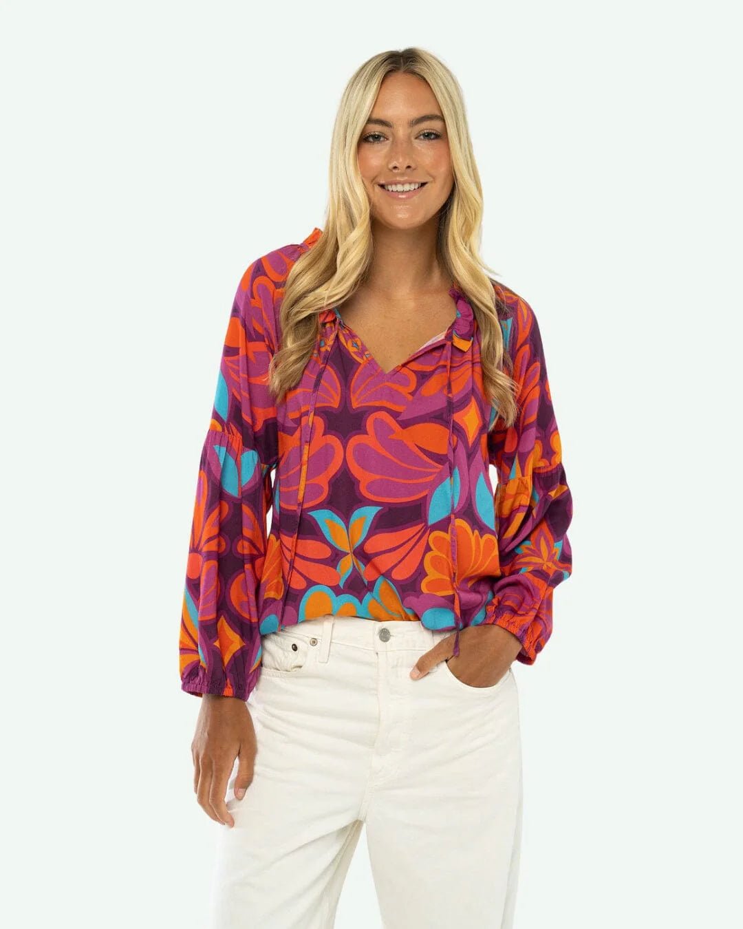 Briton Court Nora Top - Capri by Sunset & Co.
