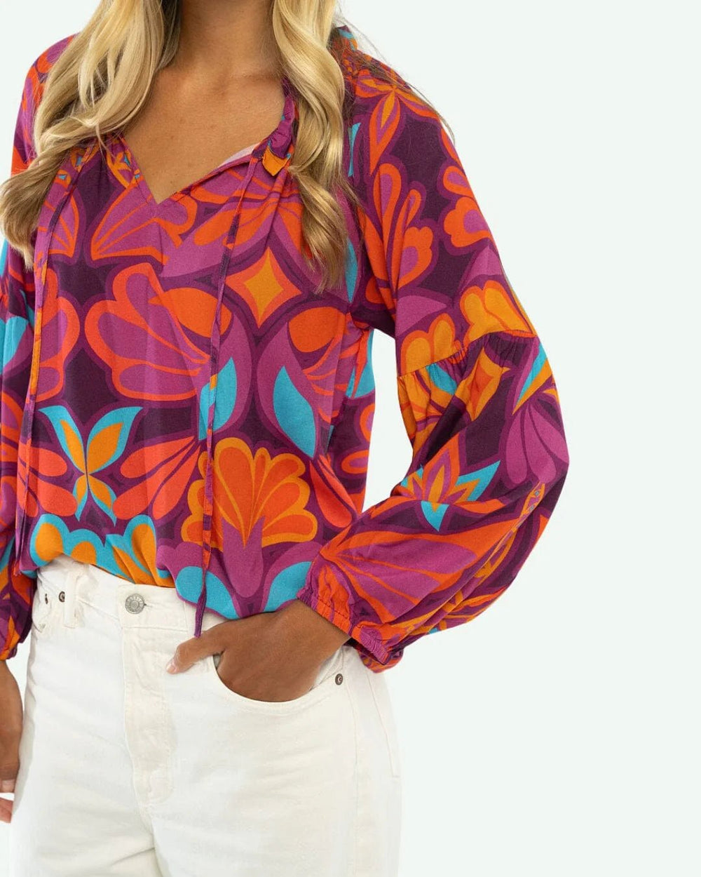 Briton Court Nora Top - Capri by Sunset & Co.