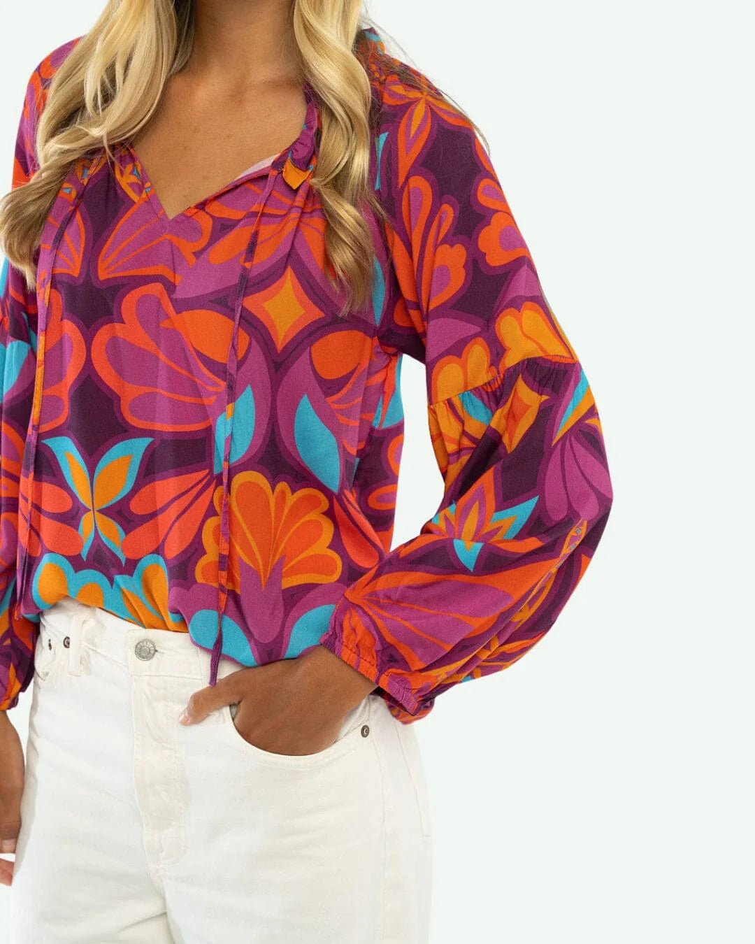 Briton Court Nora Top - Capri by Sunset & Co.