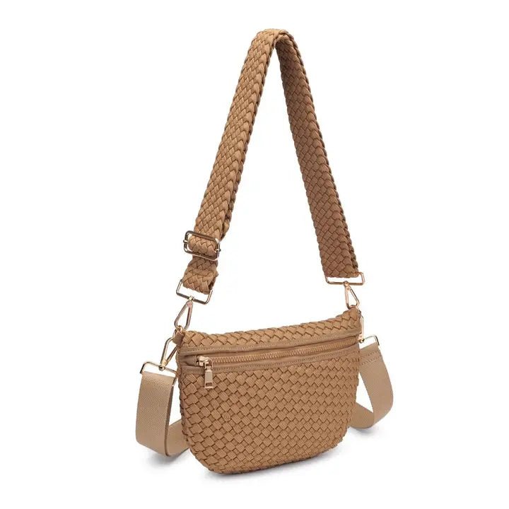 Sol and Selene Ethereal Woven Crossbody - Capri by Sunset & Co.