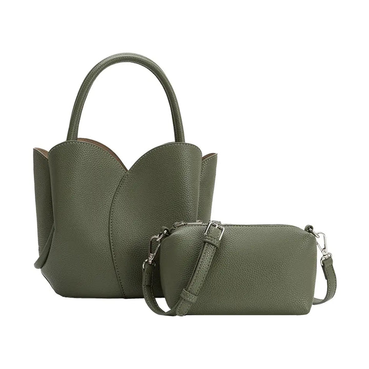 Melie Bianco Tulip Recycled Vegan Top Handle Bag