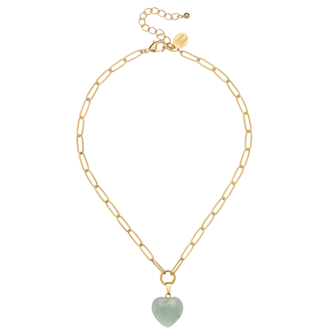 Susan Shaw Audrey Heart Necklace - Capri by Sunset & Co.