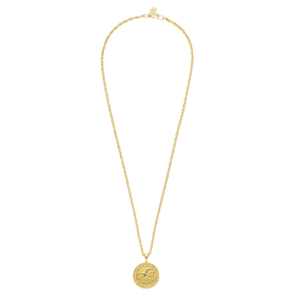 Susan Shaw USA Coin Chain Necklace - Capri by Sunset & Co.
